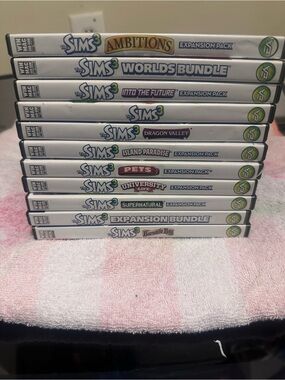 15 Sims game and two other games